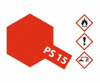 PS-15 Polycarbonat Farbe Metallic Rot 100ml (1l=75€)