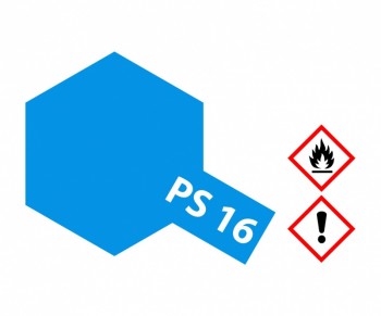 PS-16 Polycarbonat-Farbe Metallic Blau 100ml (1l=79,50€)